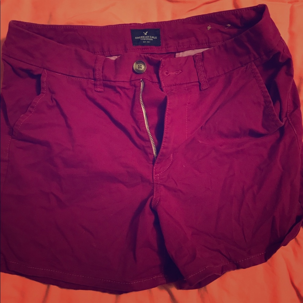 American Eagle Fuchsia shorts